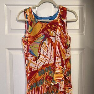 Robbie Bee artsy dress with wrap tie on left side (size 12)